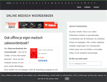 Tablet Screenshot of medisch-woordenboek.nl